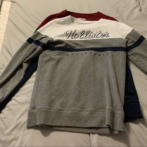 2 Hollister crew necks!!
